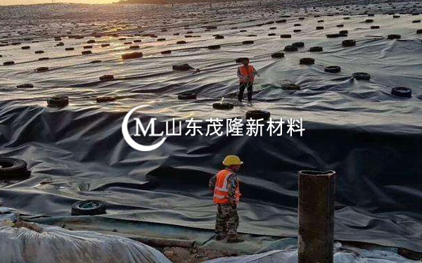《福建武平垃圾填埋場》土工布、土工膜施工